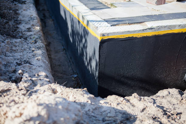 Residential Waterproofing installation at a Partlow, VA home by SJ Waterproofing Pros